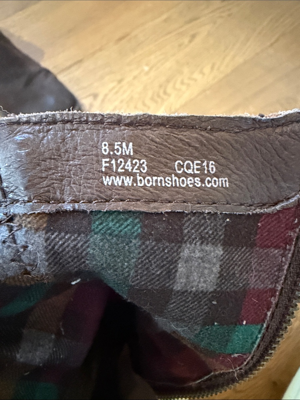 Born Kids Dark Brown Suede Braided Ankle Boots - Picture 2 of 9